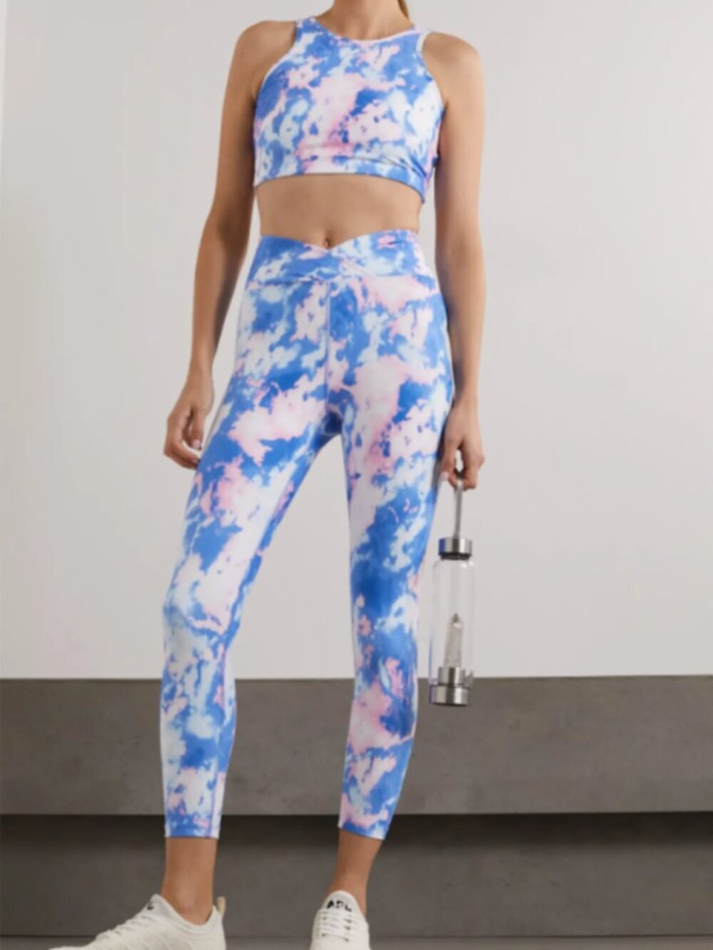 Like New Year of Ours Tie-Dye Workout SET - Sports Bra and Leggings - Size S
